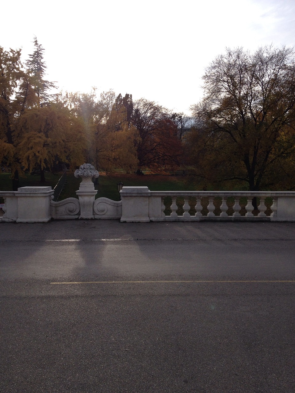 park autumn terrace free photo