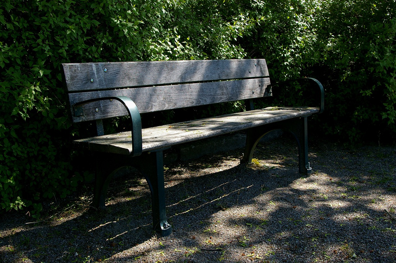 bench meeting place seat free photo