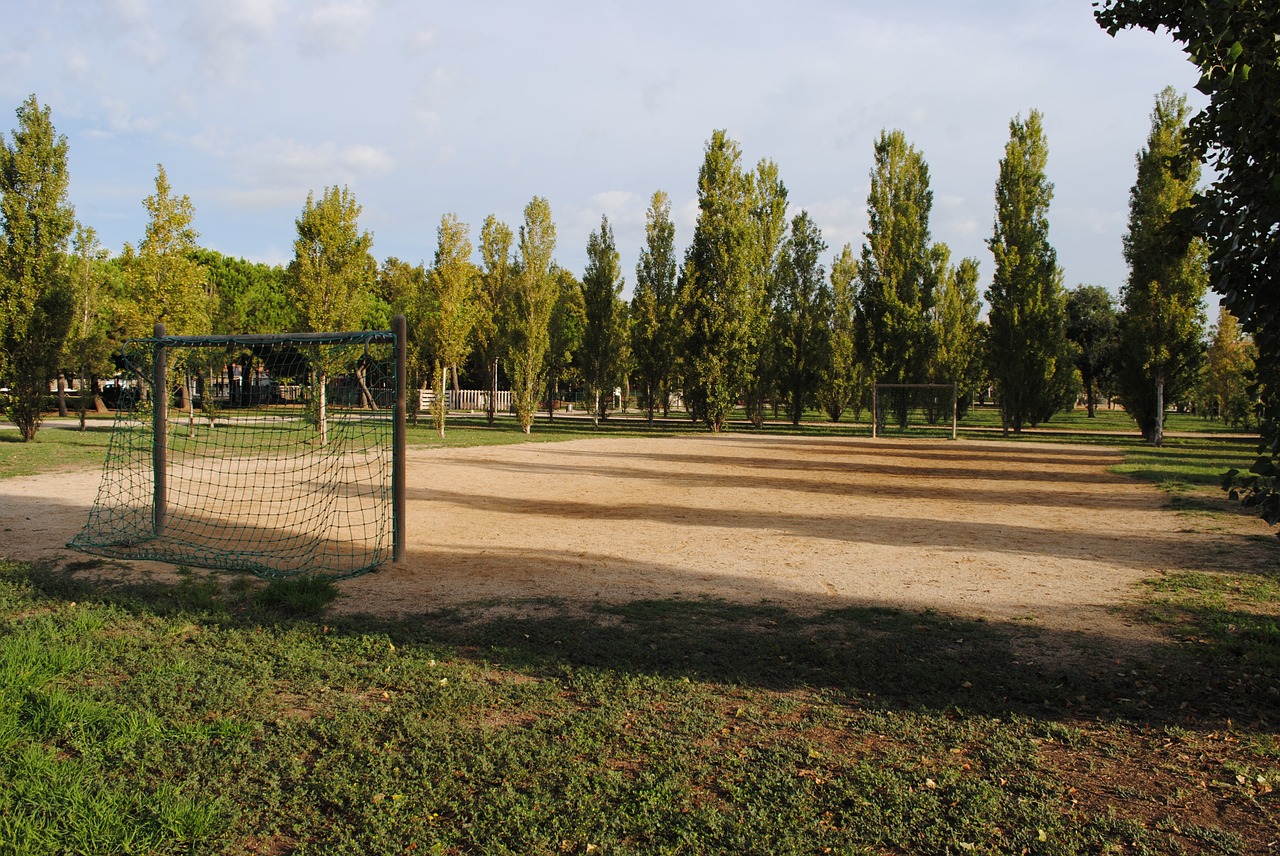 park attraction footbal field free photo