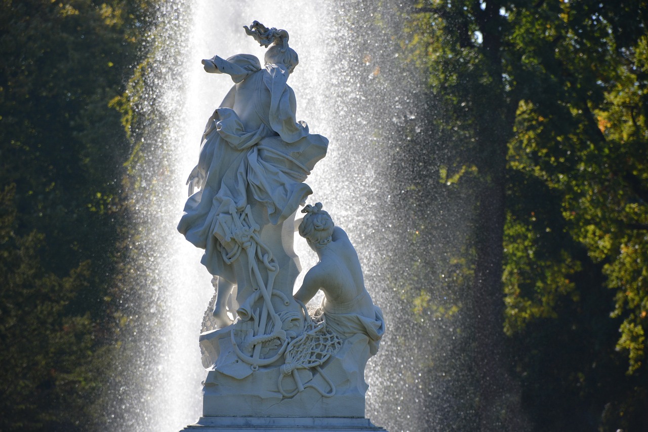 park sanssouci sculpture water games free photo