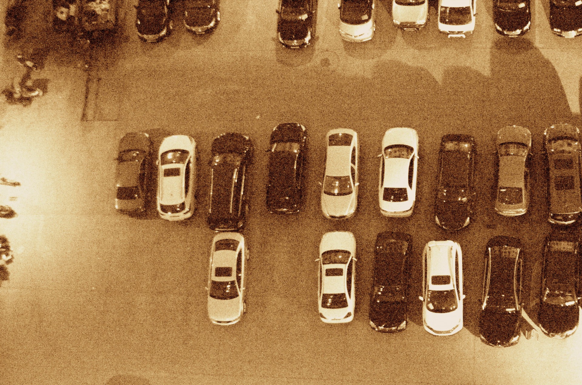 cars park parking lot free photo