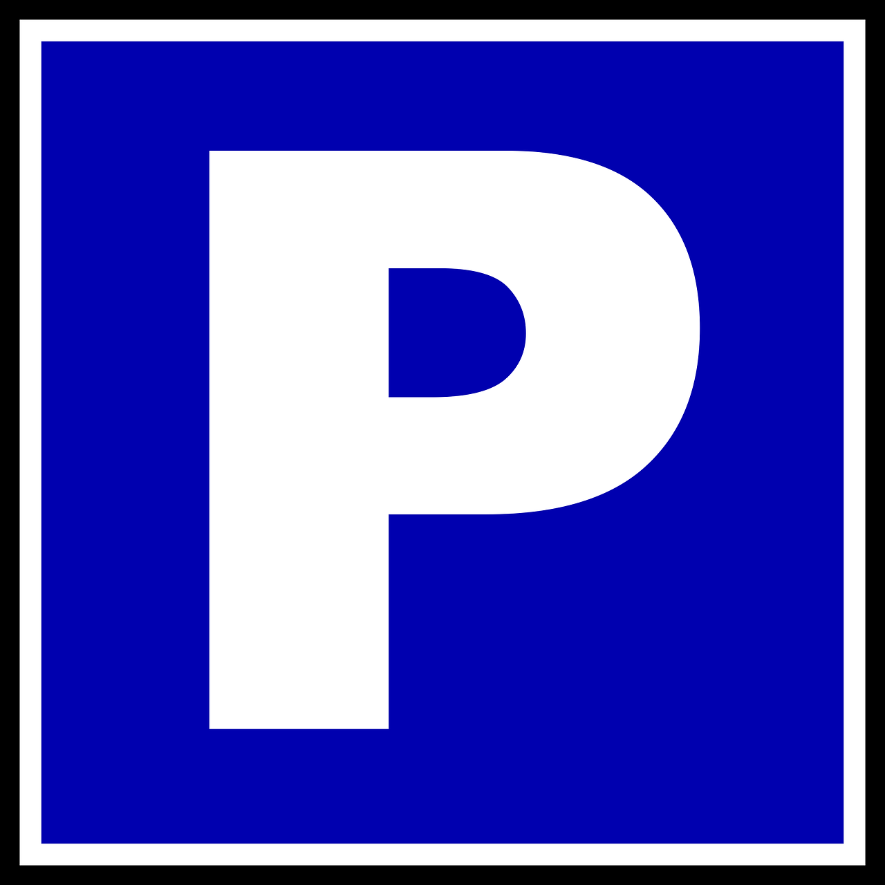 parking road sign roadsign free photo