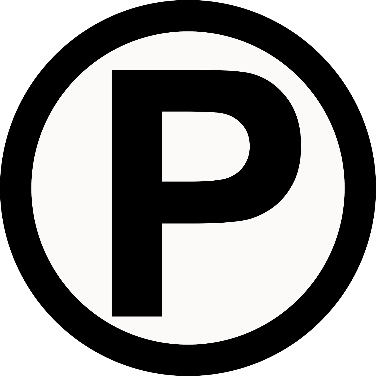 parking symbol circle free photo