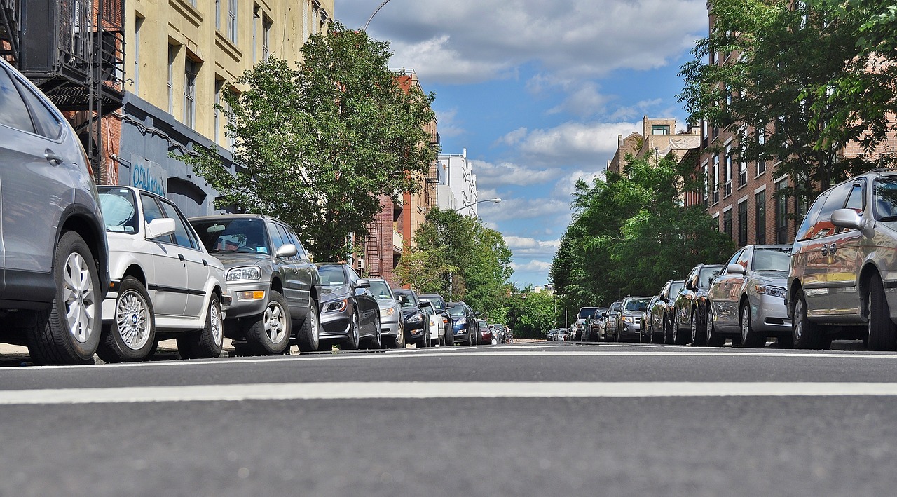 parking street cars free photo