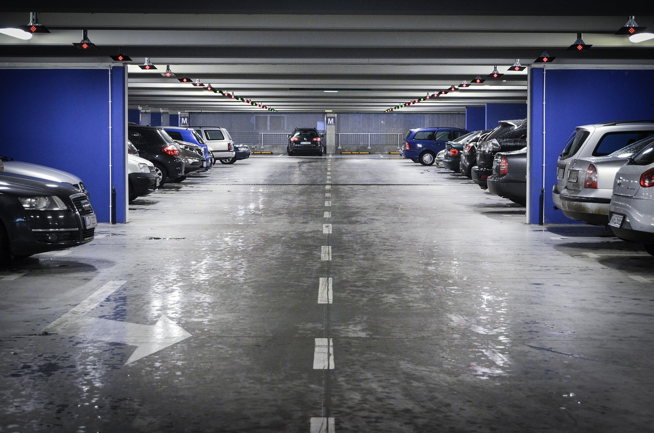 parking underground parking cars free photo