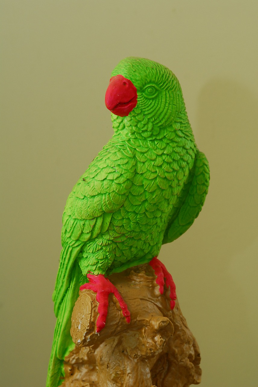 parrot statue india free photo