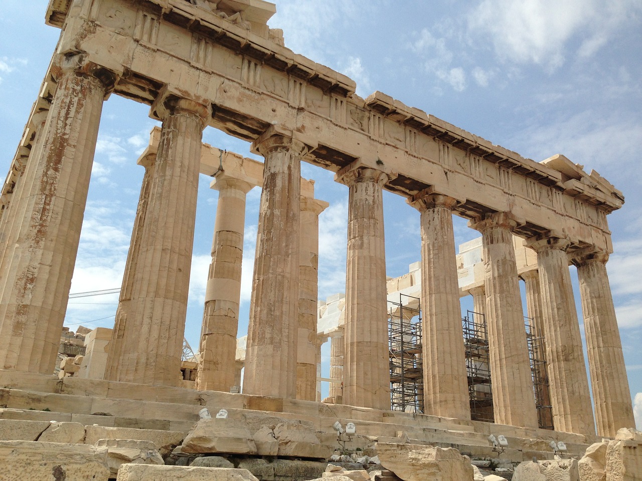 parthenon greece acropolis free photo