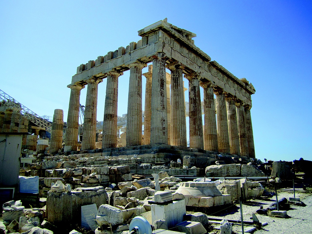 parthenon athens acropolis free photo