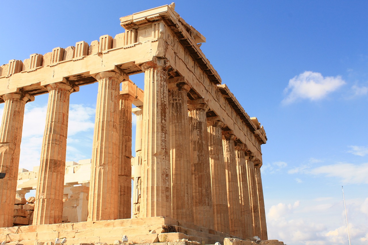 parthenon acropolis athens free photo