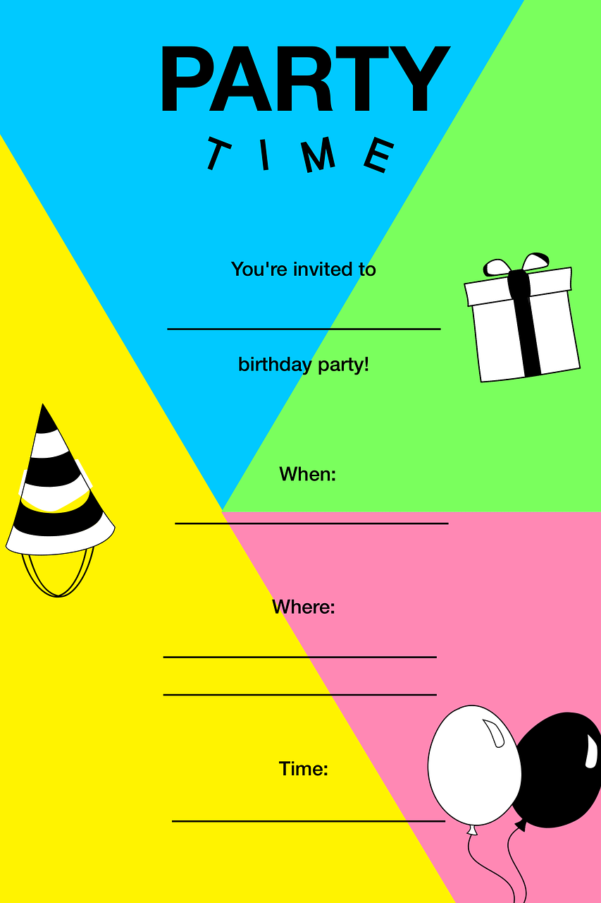 party  invitation  party invitation free photo