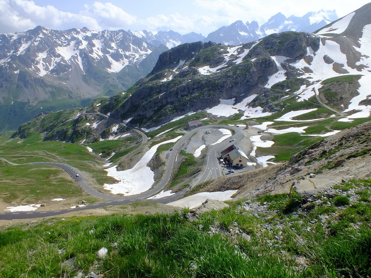 pass alps kurvem france free photo