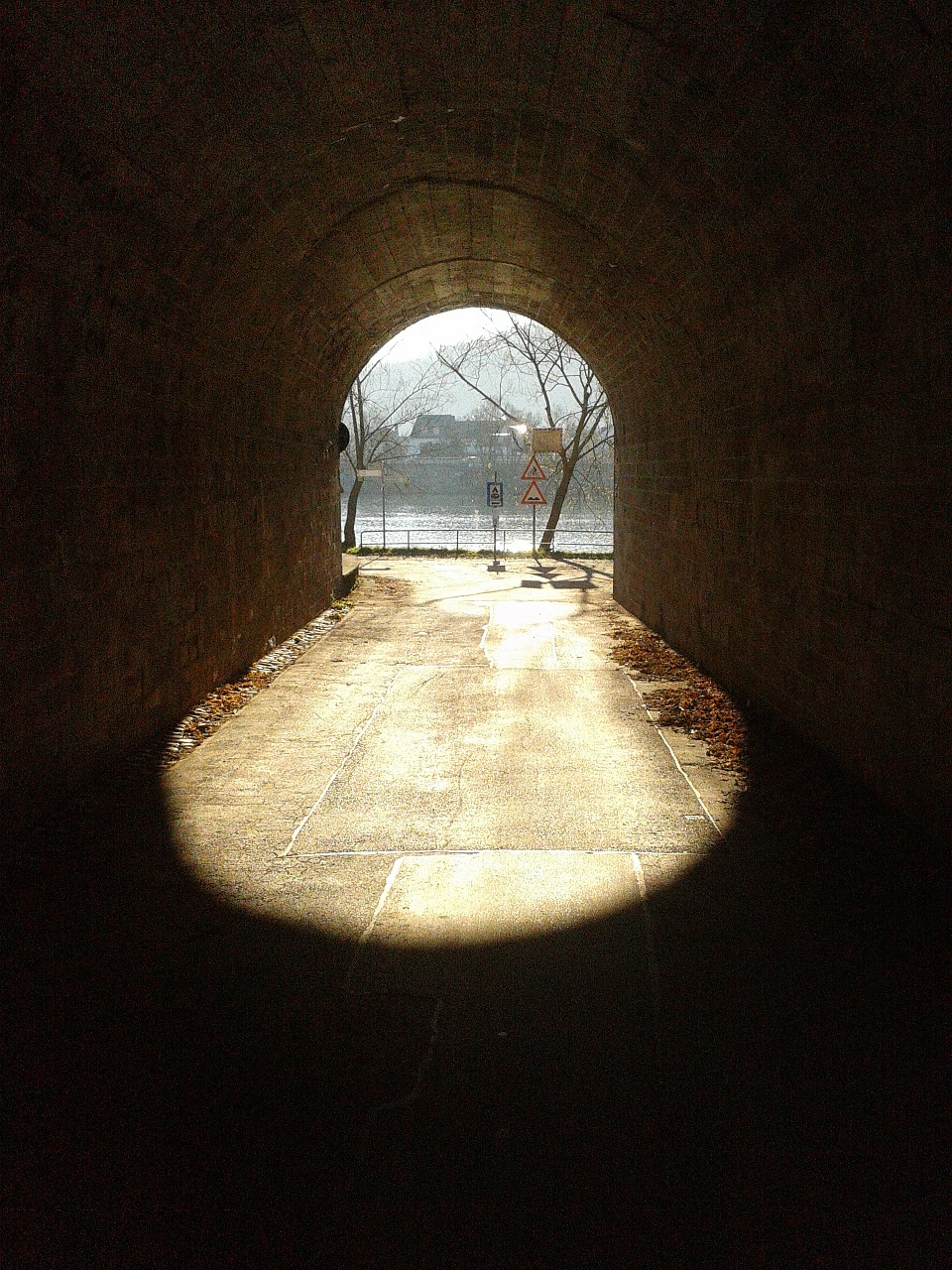passage tunnel light free photo