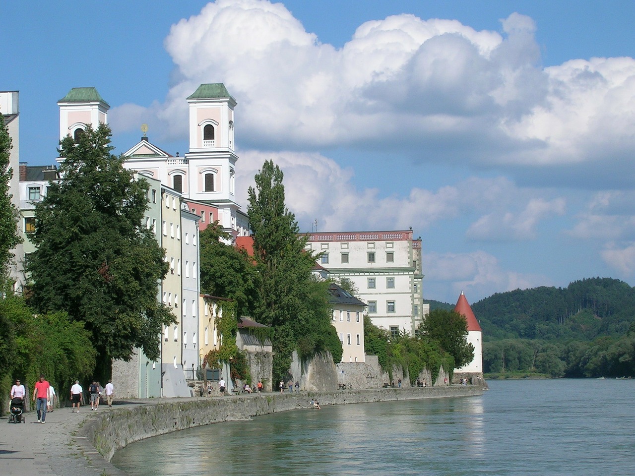 passau danube headland free photo