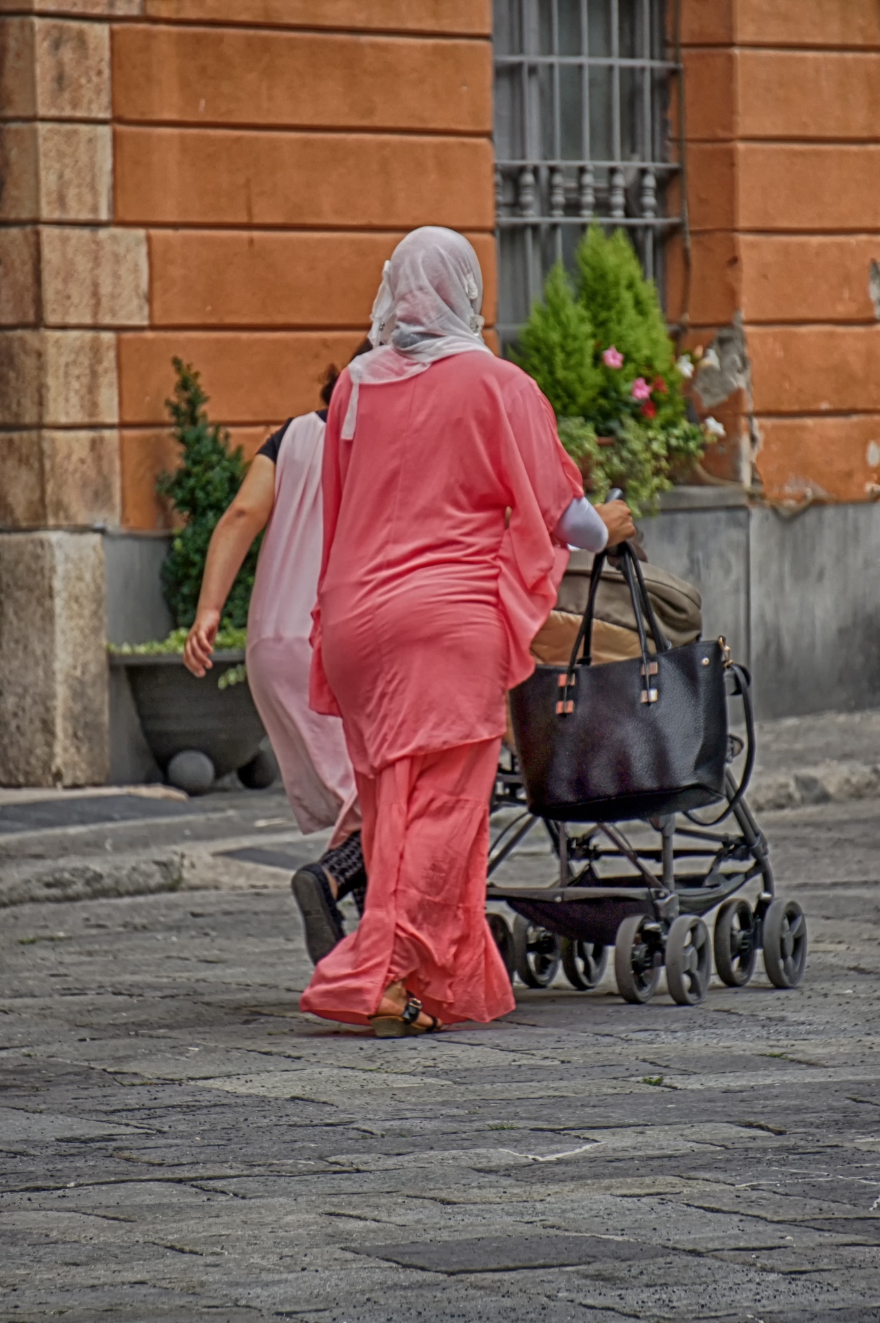 walk pink stroller free photo