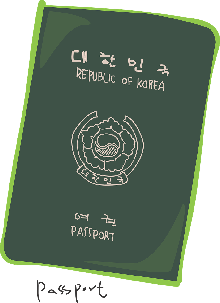passport korea korea passport free photo