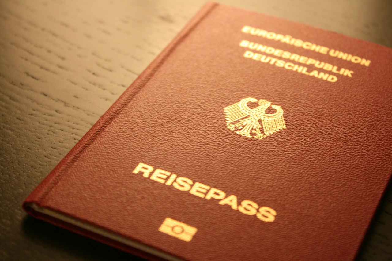 passport document germany free photo