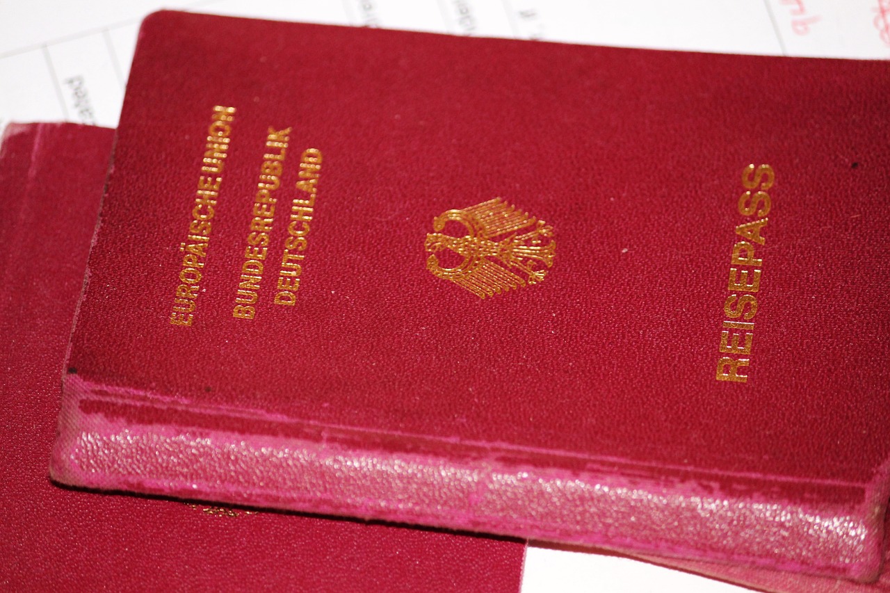 passport document visa free photo