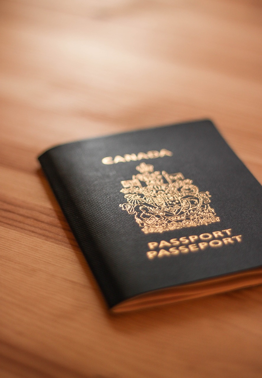 passport canada document free photo