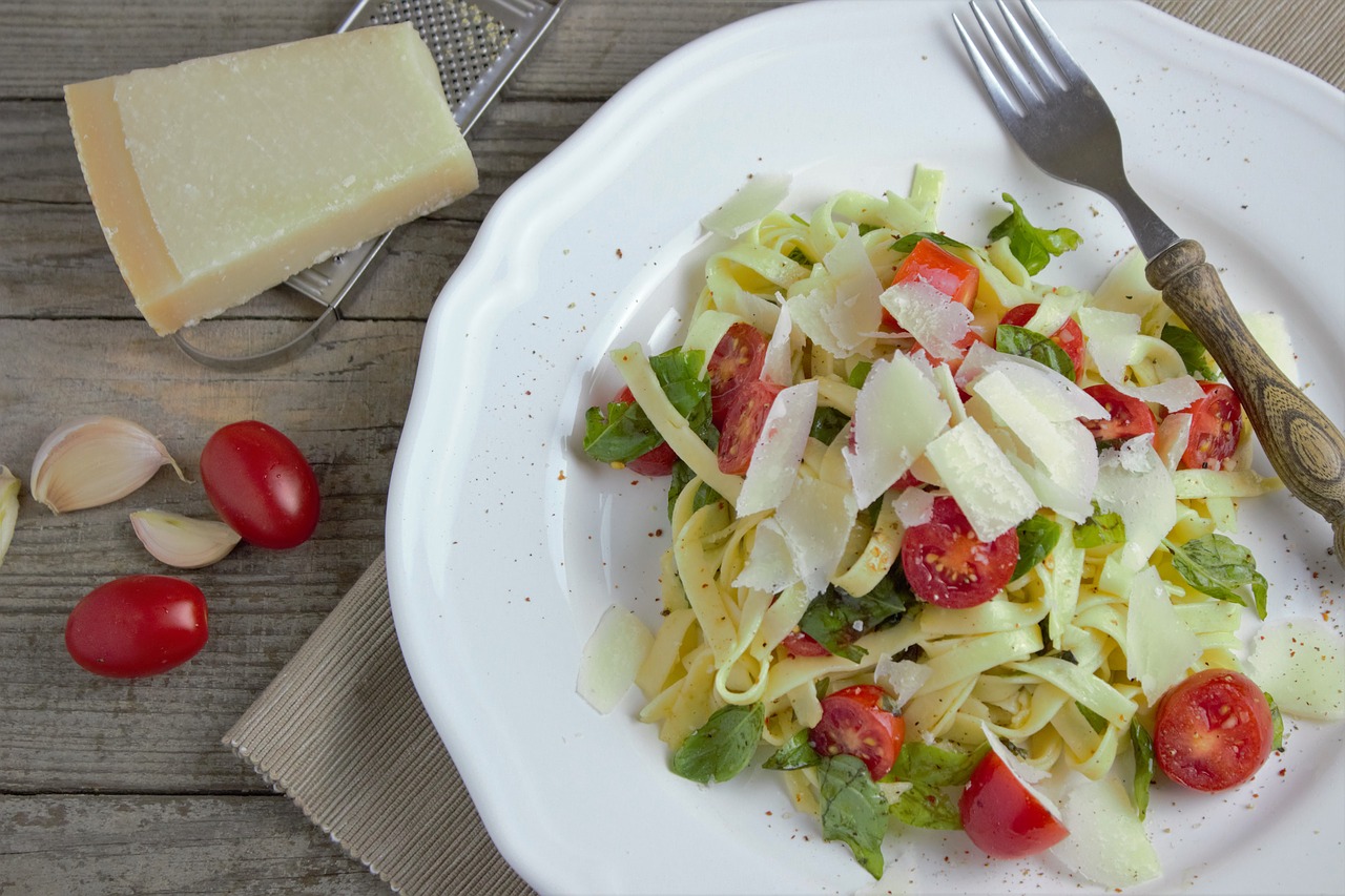 pasta noodles parmesan free photo