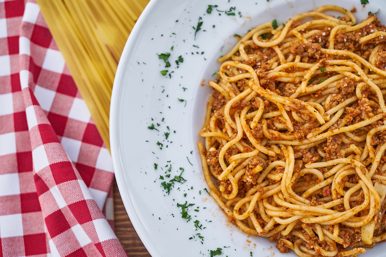 pasta plate dough free photo