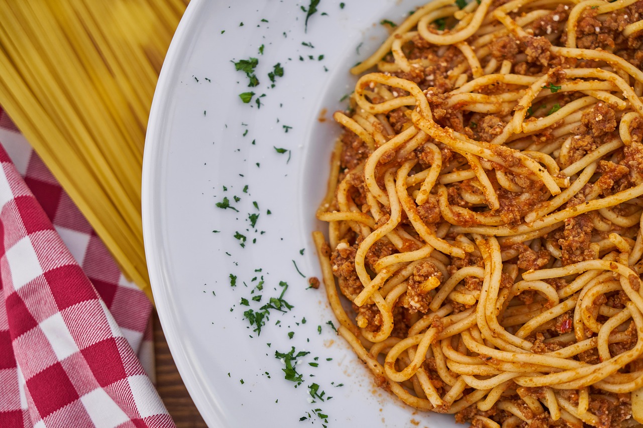 pasta plate dough free photo