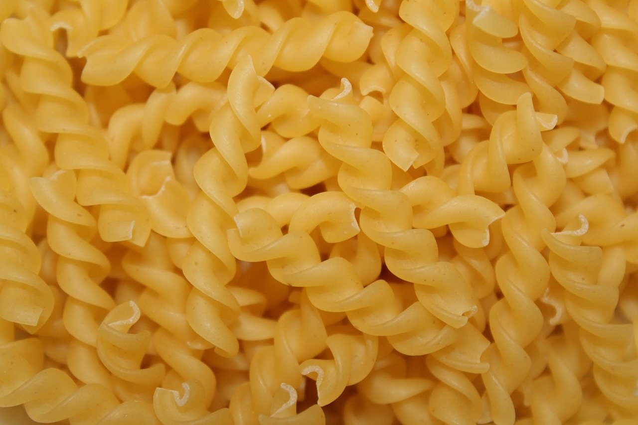 pasta  spiral  noodles free photo
