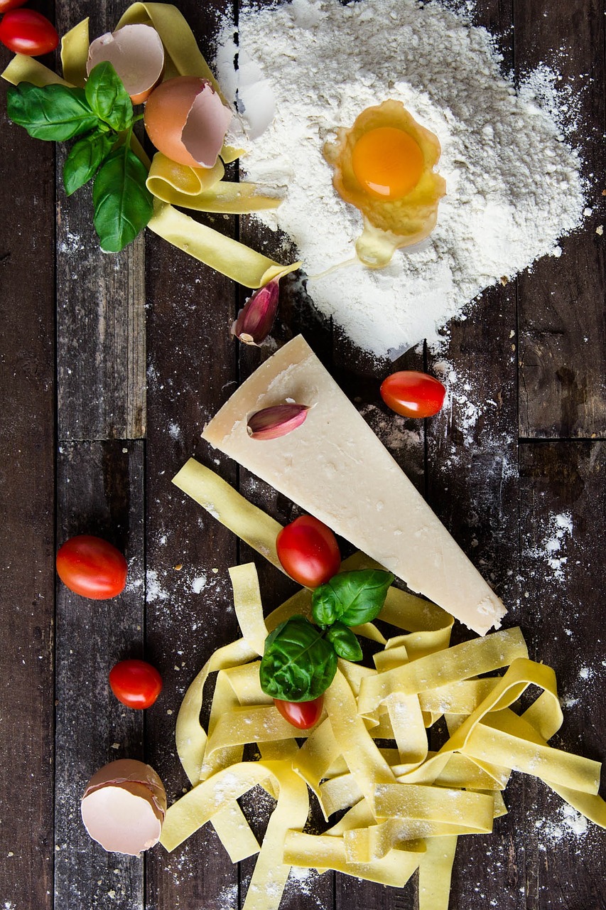 pasta cheese egg free photo