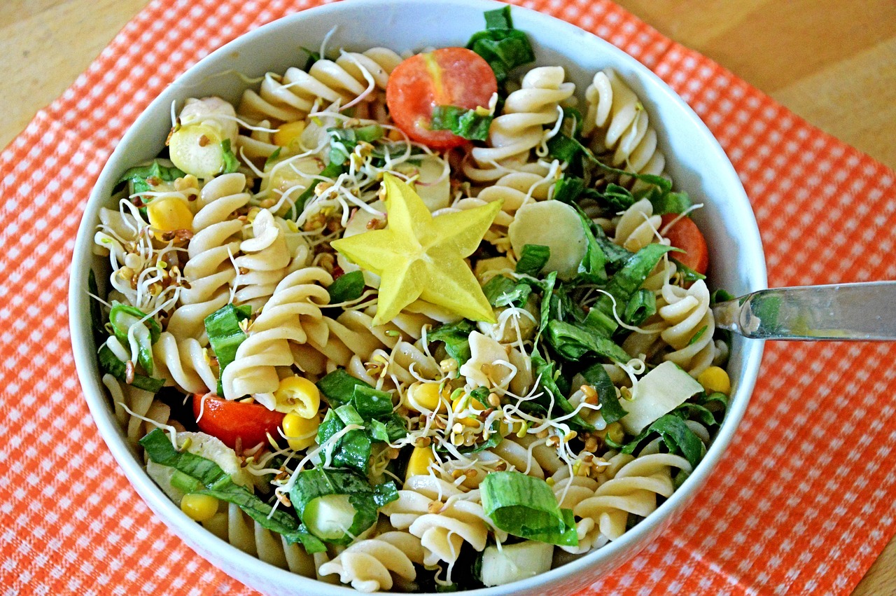 pasta salad salad spring free photo