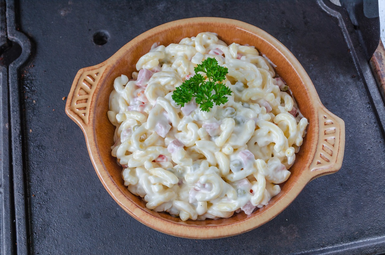 pasta salad eat food free photo