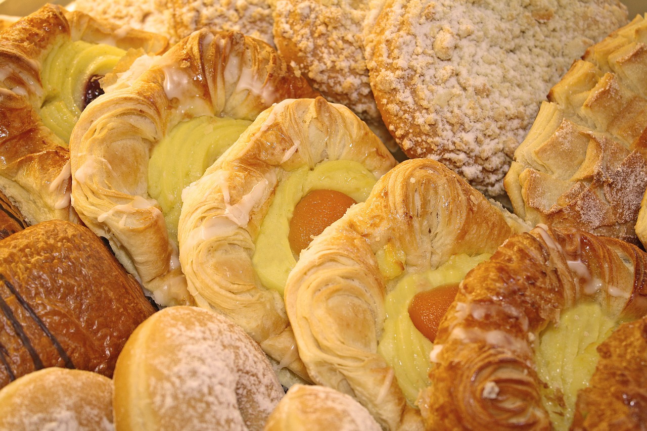 pastries particles danish pastry free photo