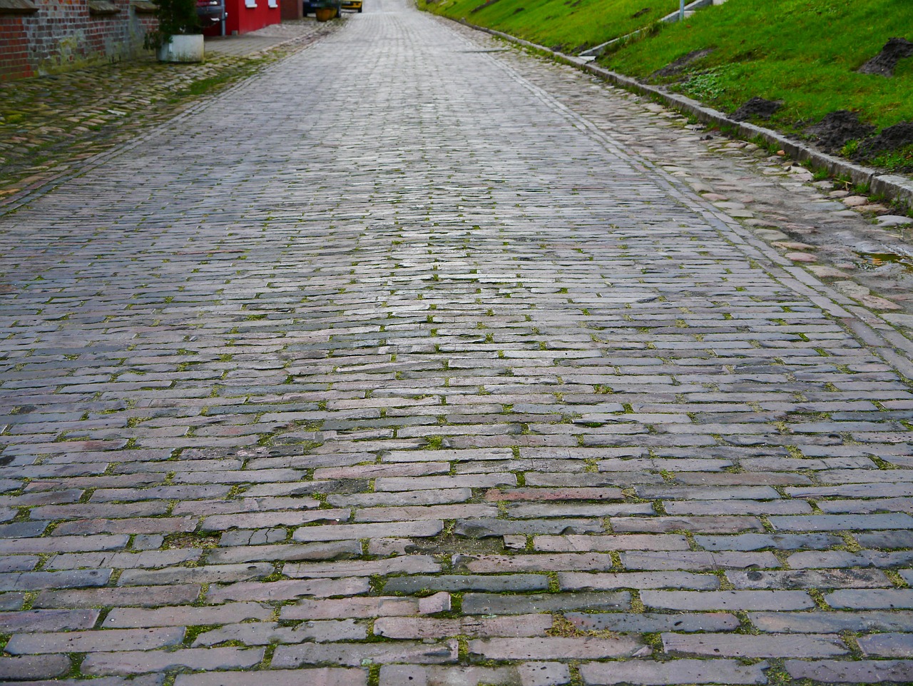 patch paving stones paved free photo