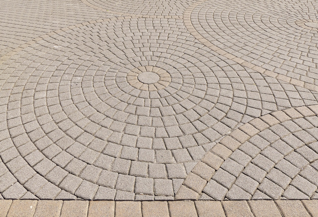 patch  paving stones  circle free photo