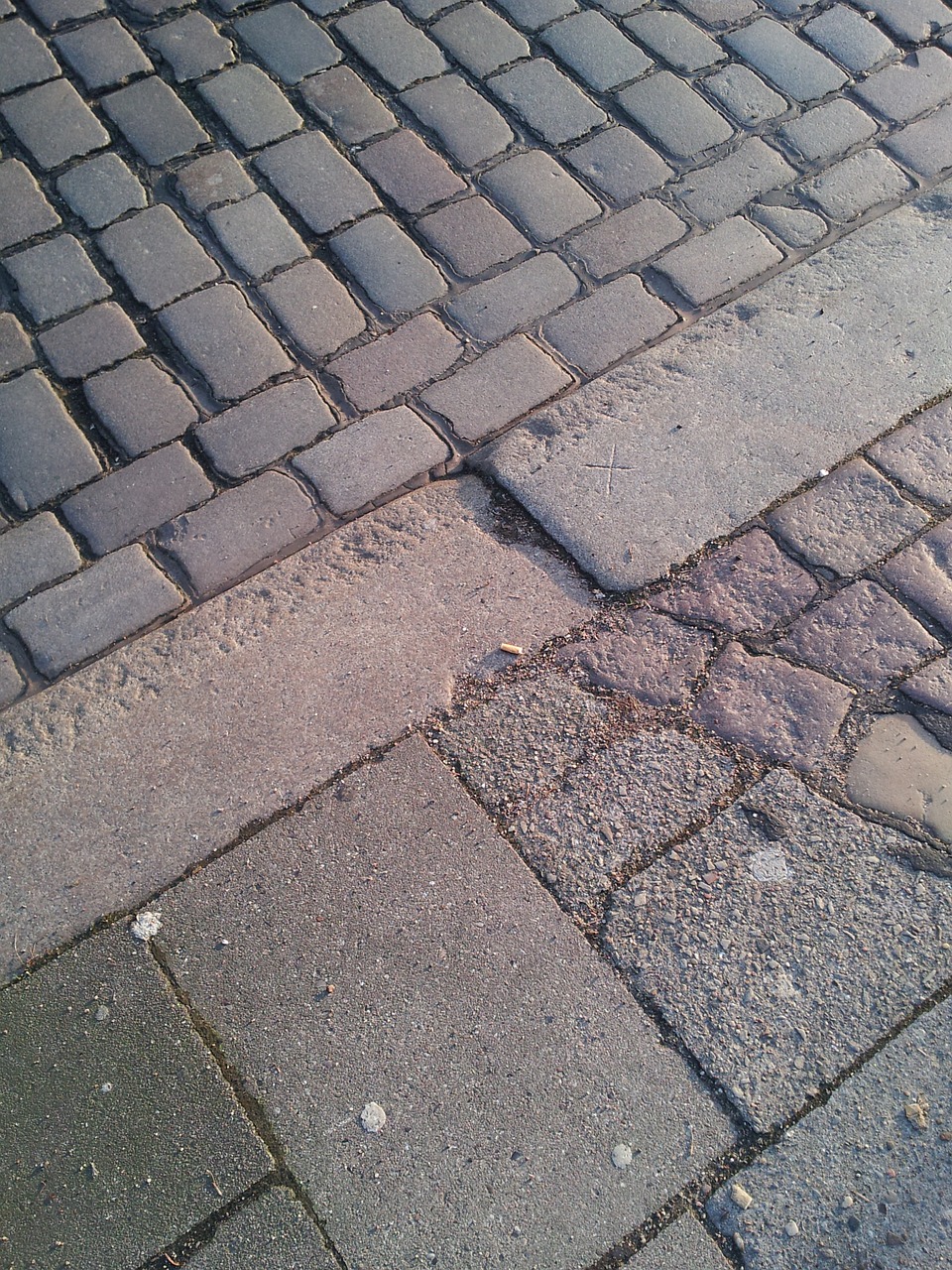 patch road paving stones free photo