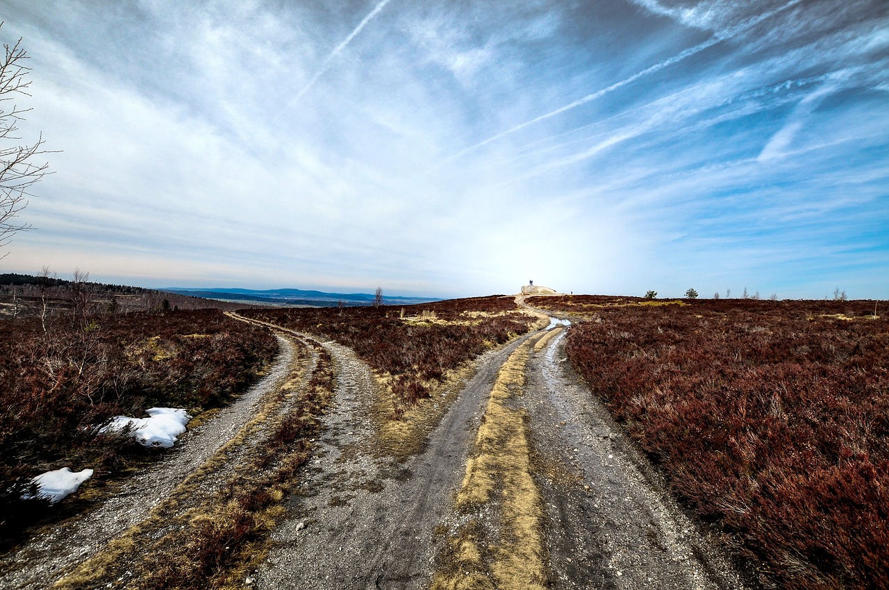 path sky landscape free photo