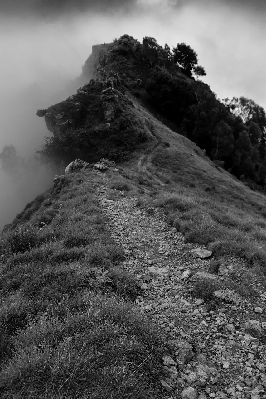 path mountain landscape free photo