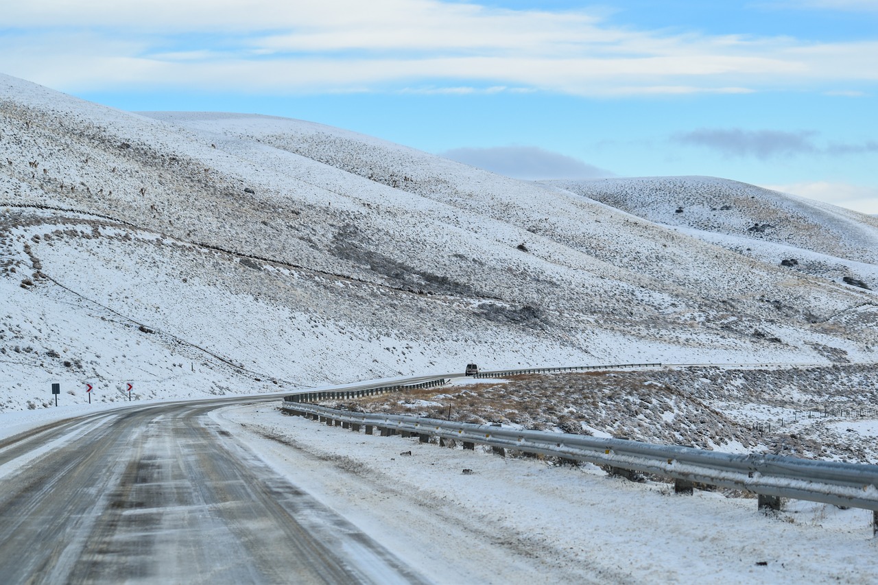 path  road  snow free photo