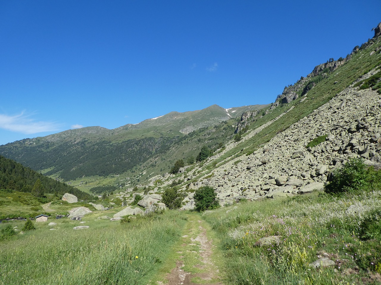 path  rocks  mountain free photo