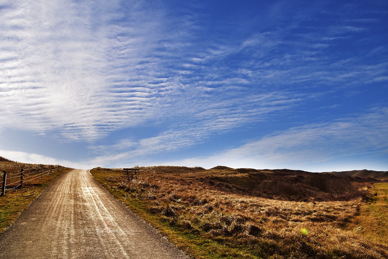 path  sky  landscape free photo