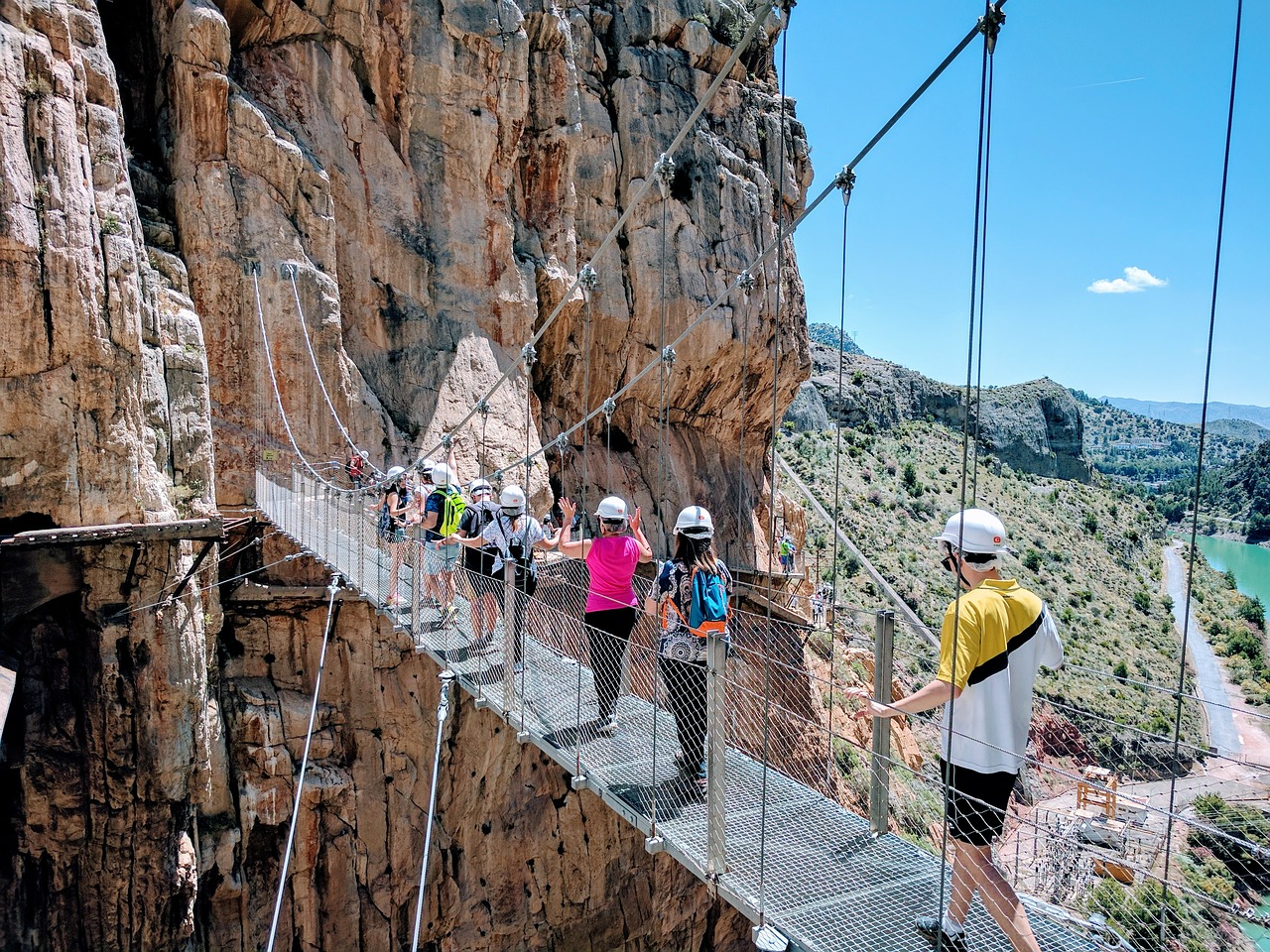 path of the king caminito del rey malaga free photo