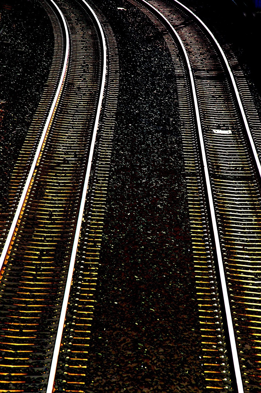 pathways railway rails free photo