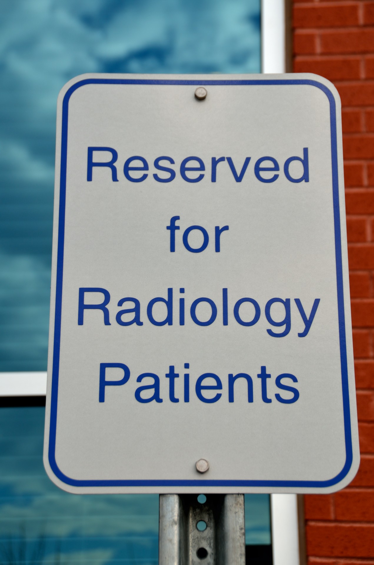 sign radiology outdoors free photo