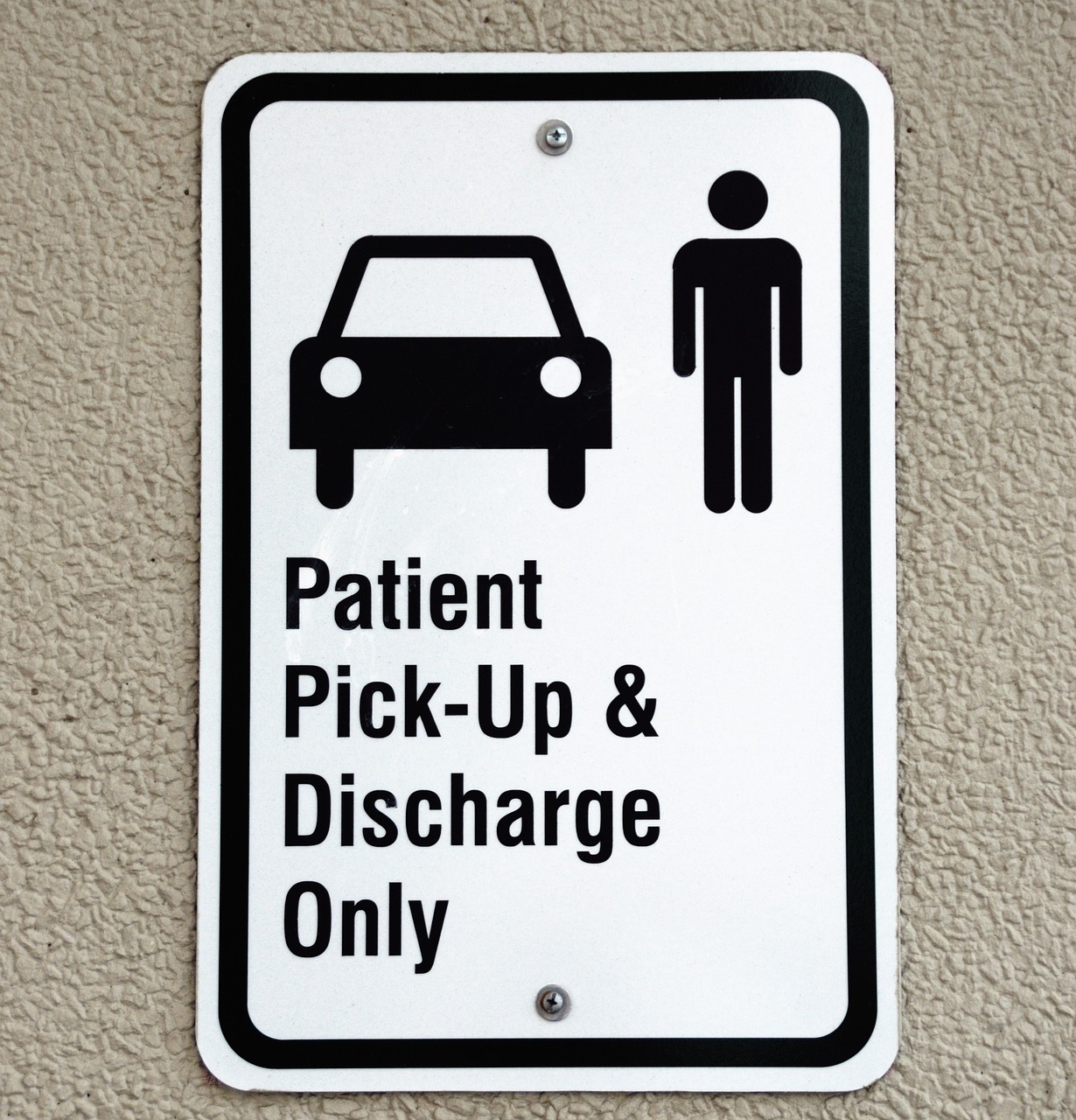 patient pickup sign symbol hospital free photo