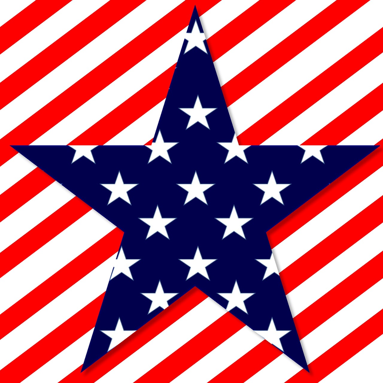 patriotic usa stars free photo