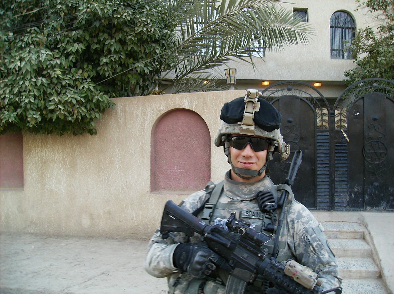 patrol soldier armed free photo