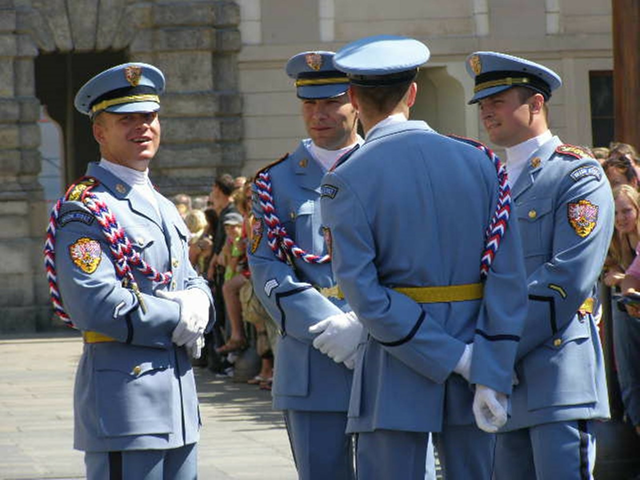 patrol guard prague castle free photo