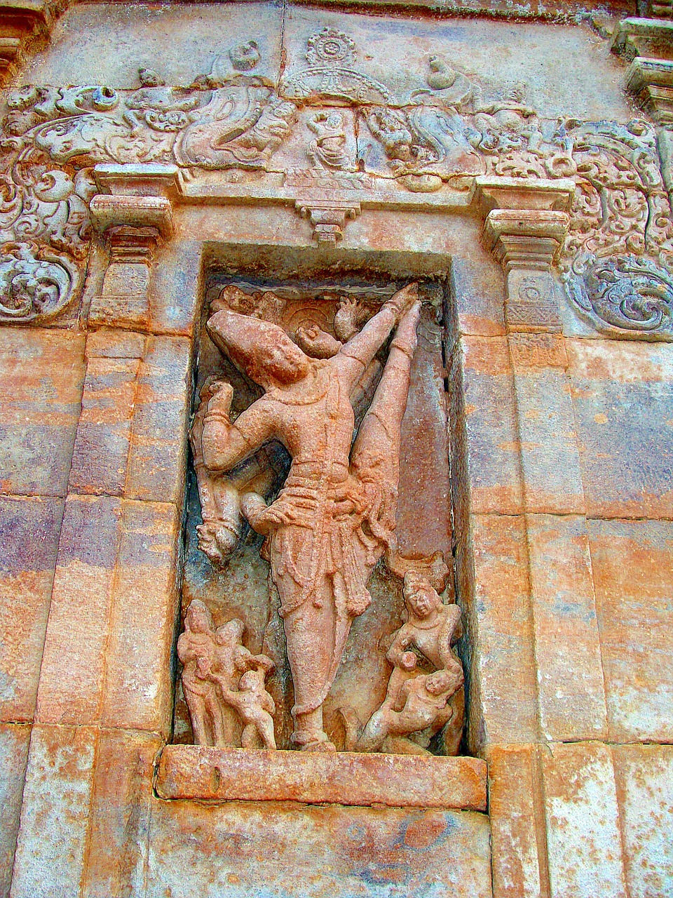 pattadakal unesco wall carvings free photo