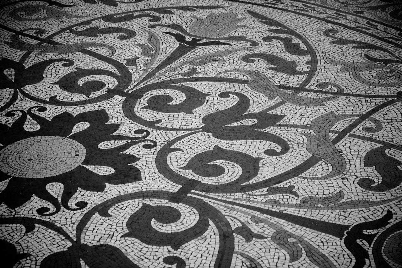 pattern floor tile free photo