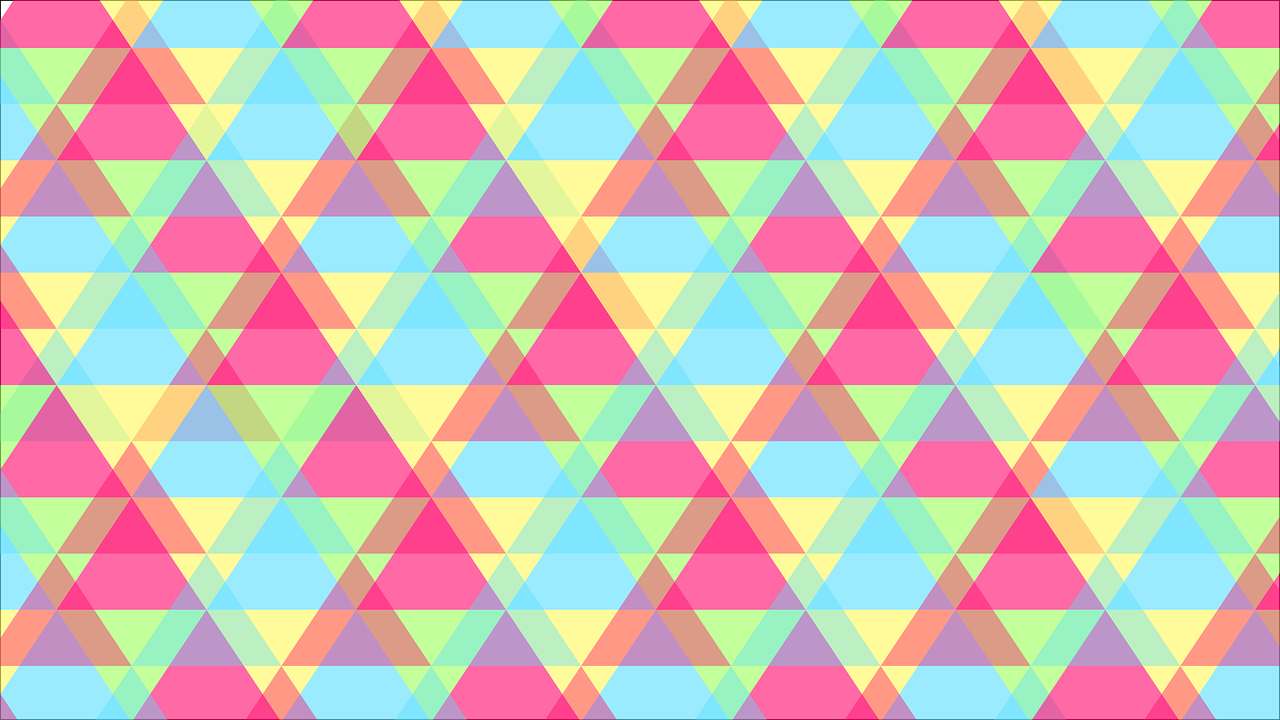 pattern bright triangle free photo