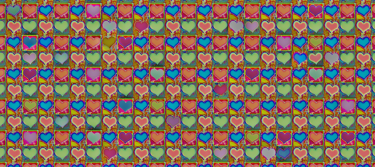 pattern heart love free photo