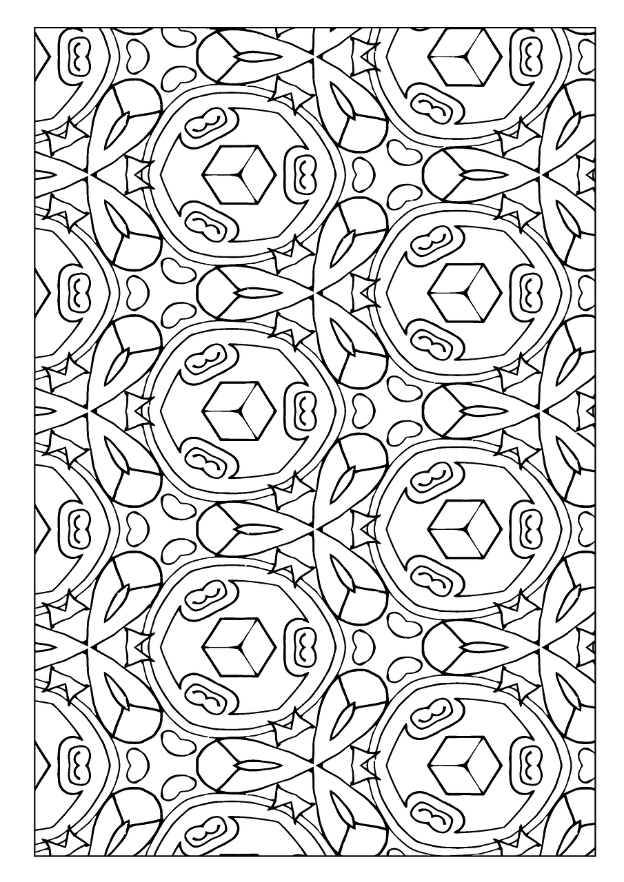 pattern silly coloring free photo